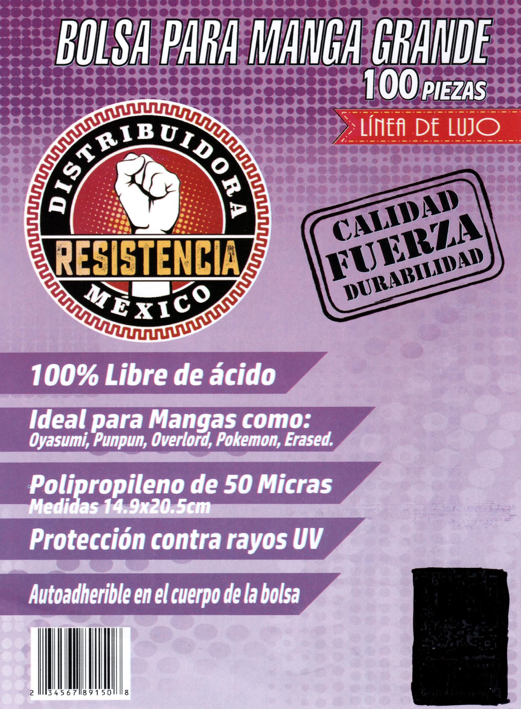 Bolsa para manga grande 100 pzas