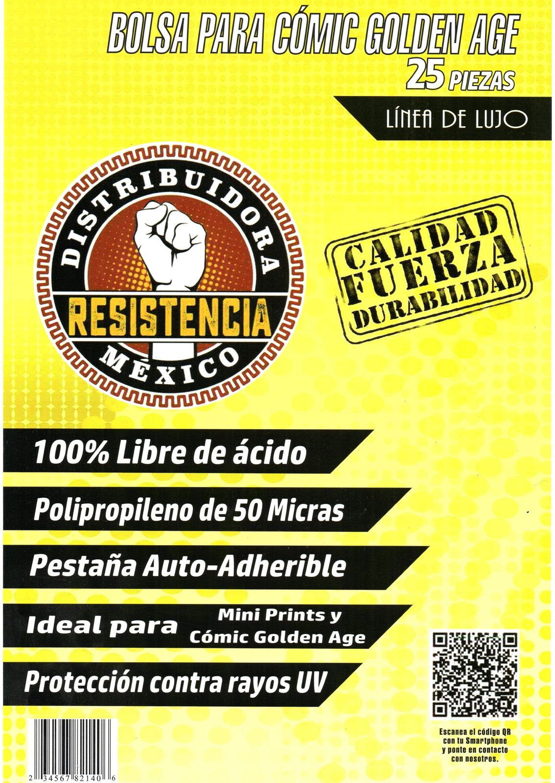 Bolsa para comic Golden Age (25 piezas)