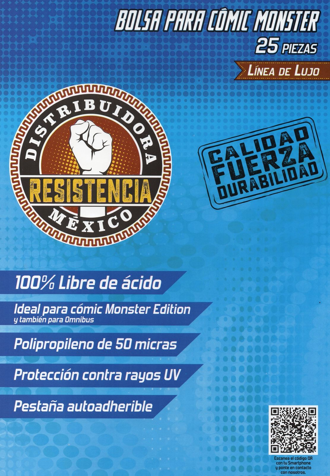 Bolsa para comic Monster (25 piezas)