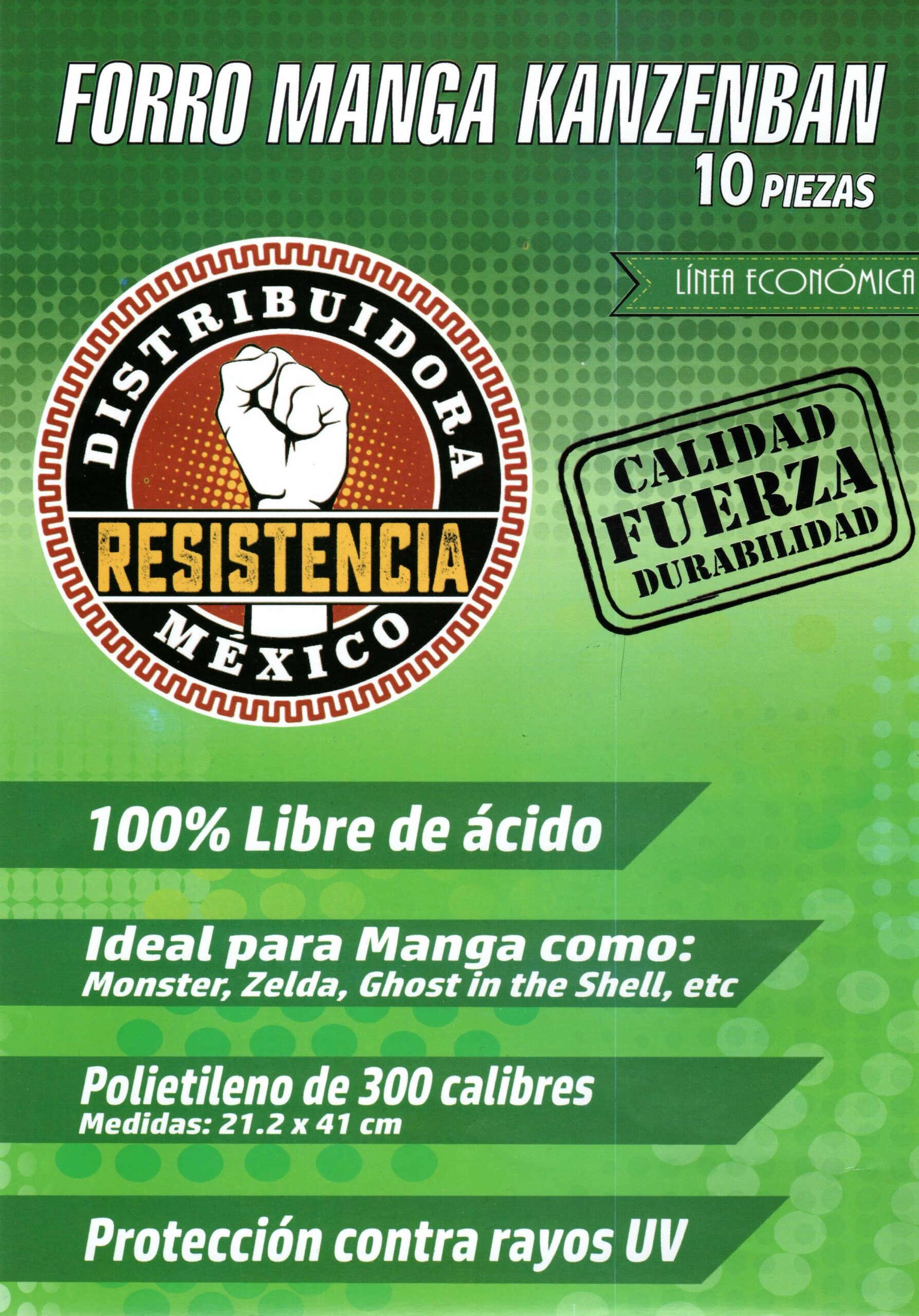 Forro Para Manga Kanzenban 10pzas