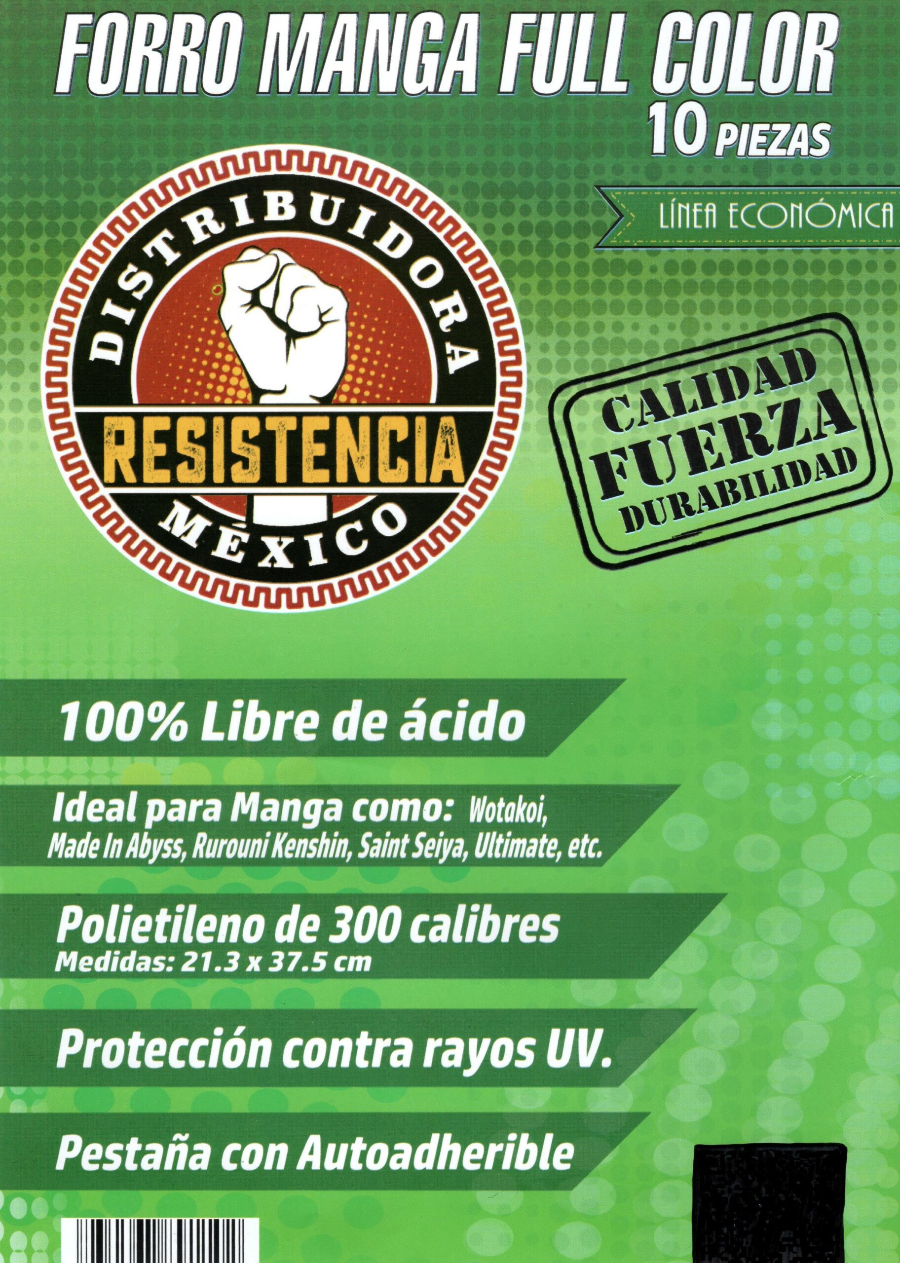Forro Para Manga Full Color 10pzas