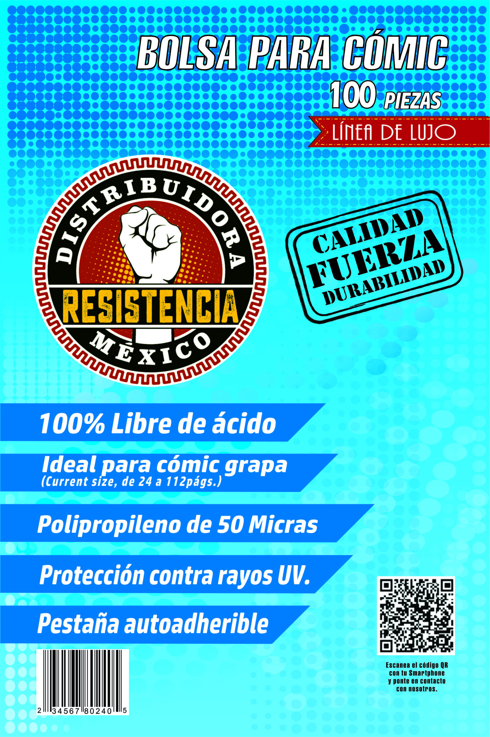 Bolsa Para Comic línea de lujo 100pzas