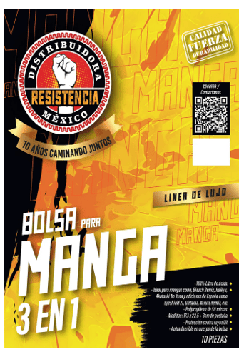 Resistencia Bolsa manga 3 en 1 (10 piezas)