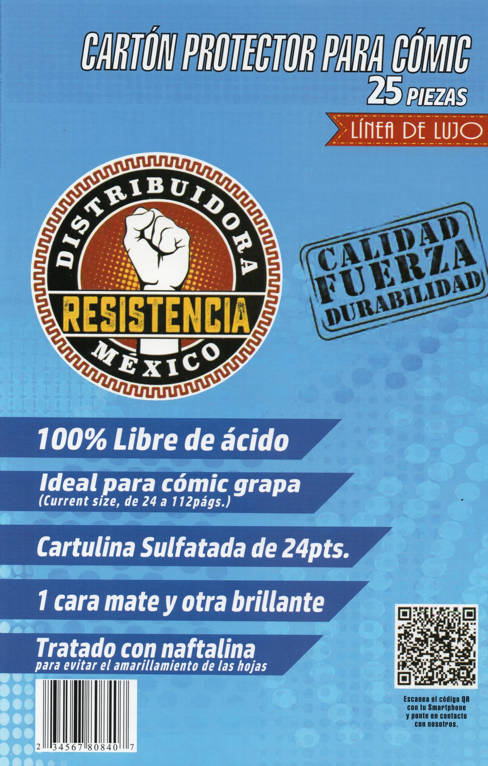 Cartón protector para comic línea de lujo (25 piezas)