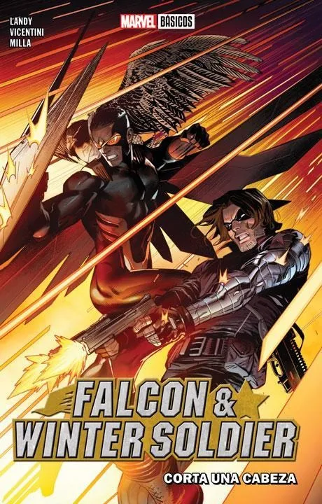 Marvel Basicos- Falcón Y Winter Soldier Corta Una Cabeza