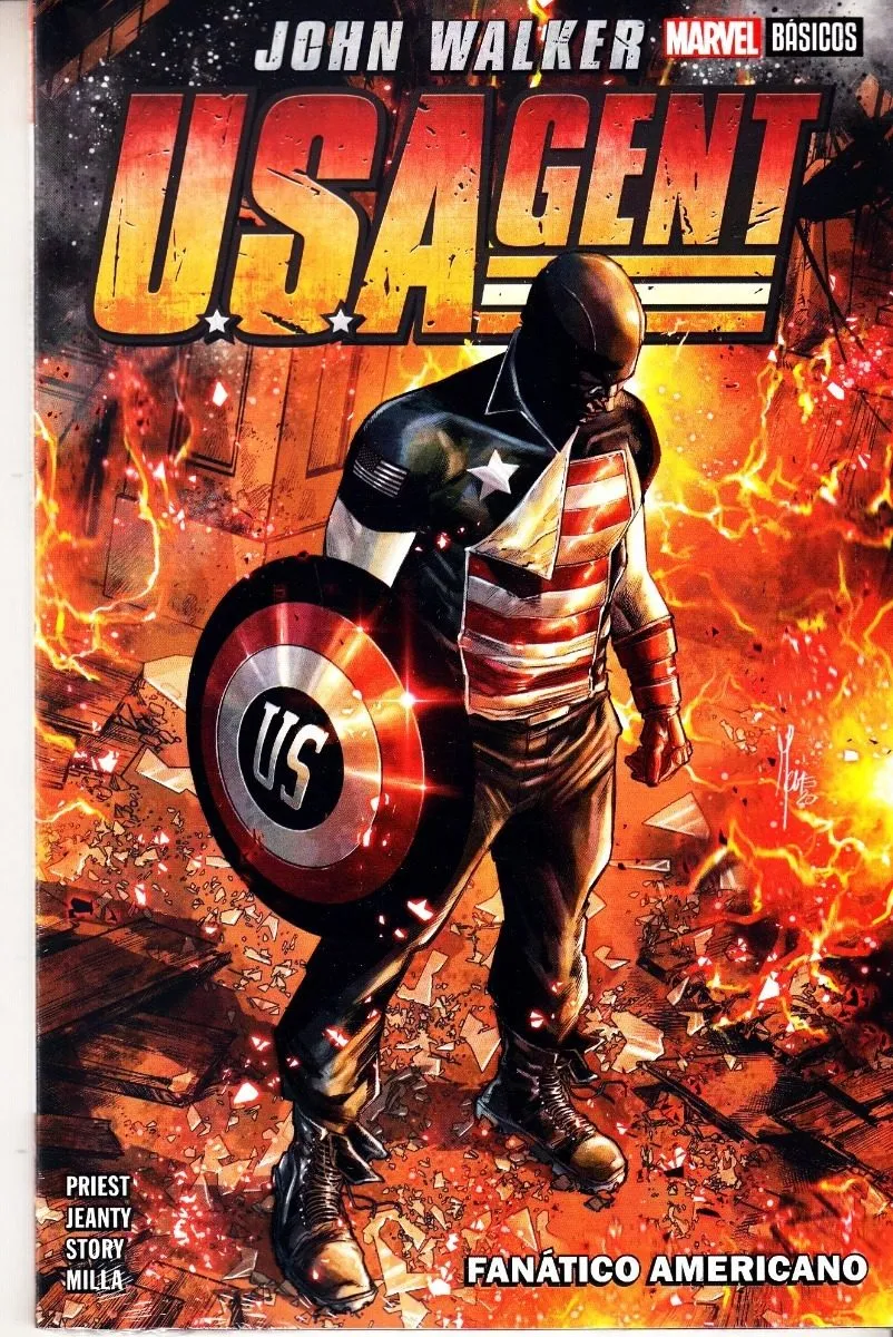 Marvel Basicos- John Walker Usa Agent Fanatico America