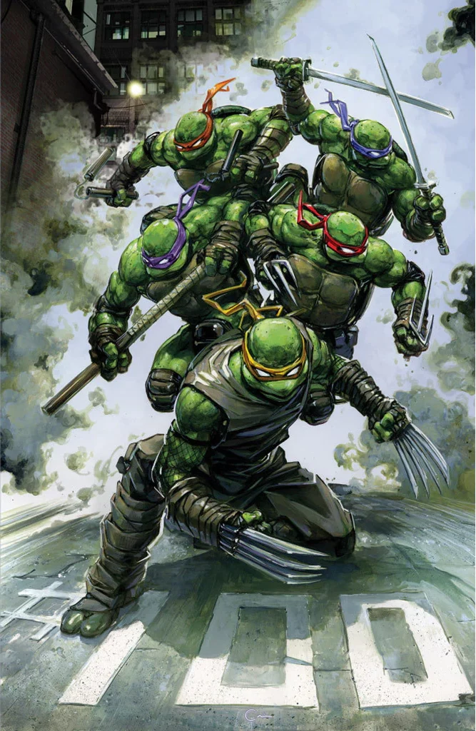 Teenage Mutant Ninja Turtles 100 Metalizado