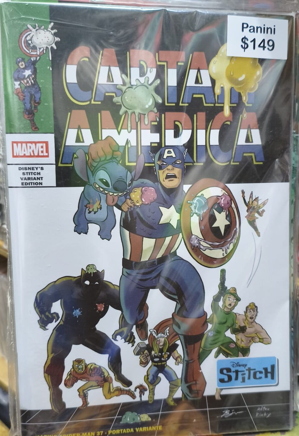 The amazing spider-man #37 variante Stich