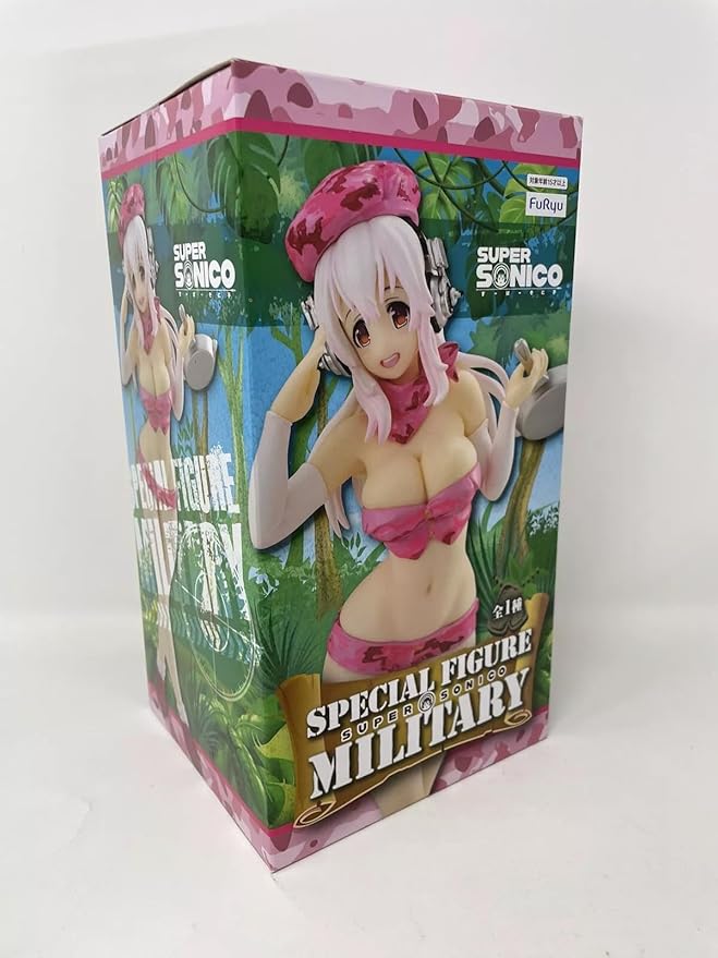 Figura Super Sonico Militar Ver