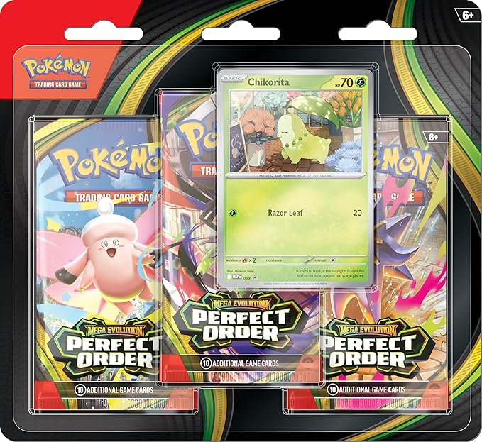 Pokémon TCG: Mega Evolution—Perfect Order 3-Booster Blister