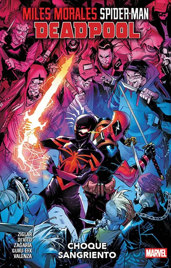 Miles Morales Spider-man y Deadpool -Choque Sangriento 05