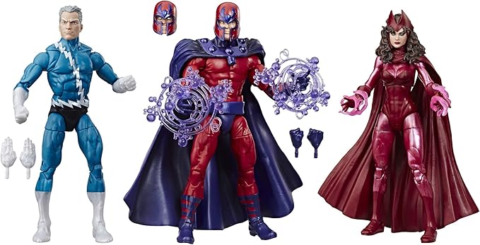 Figura 3-Pack de Magneto, Quicksilver y Scarlet Witch