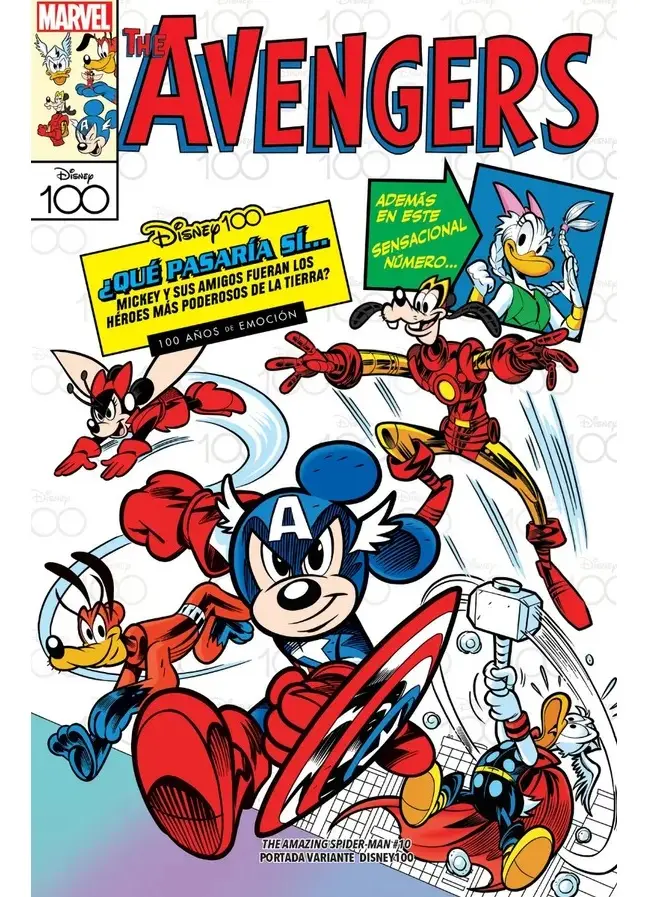 The Amazing Spider-Man #10 Portada Variante Disney 100
