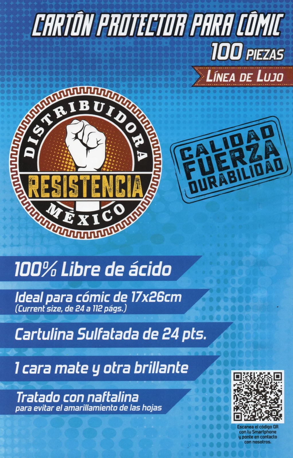 Cartón Cómic Lujo 100 piezas