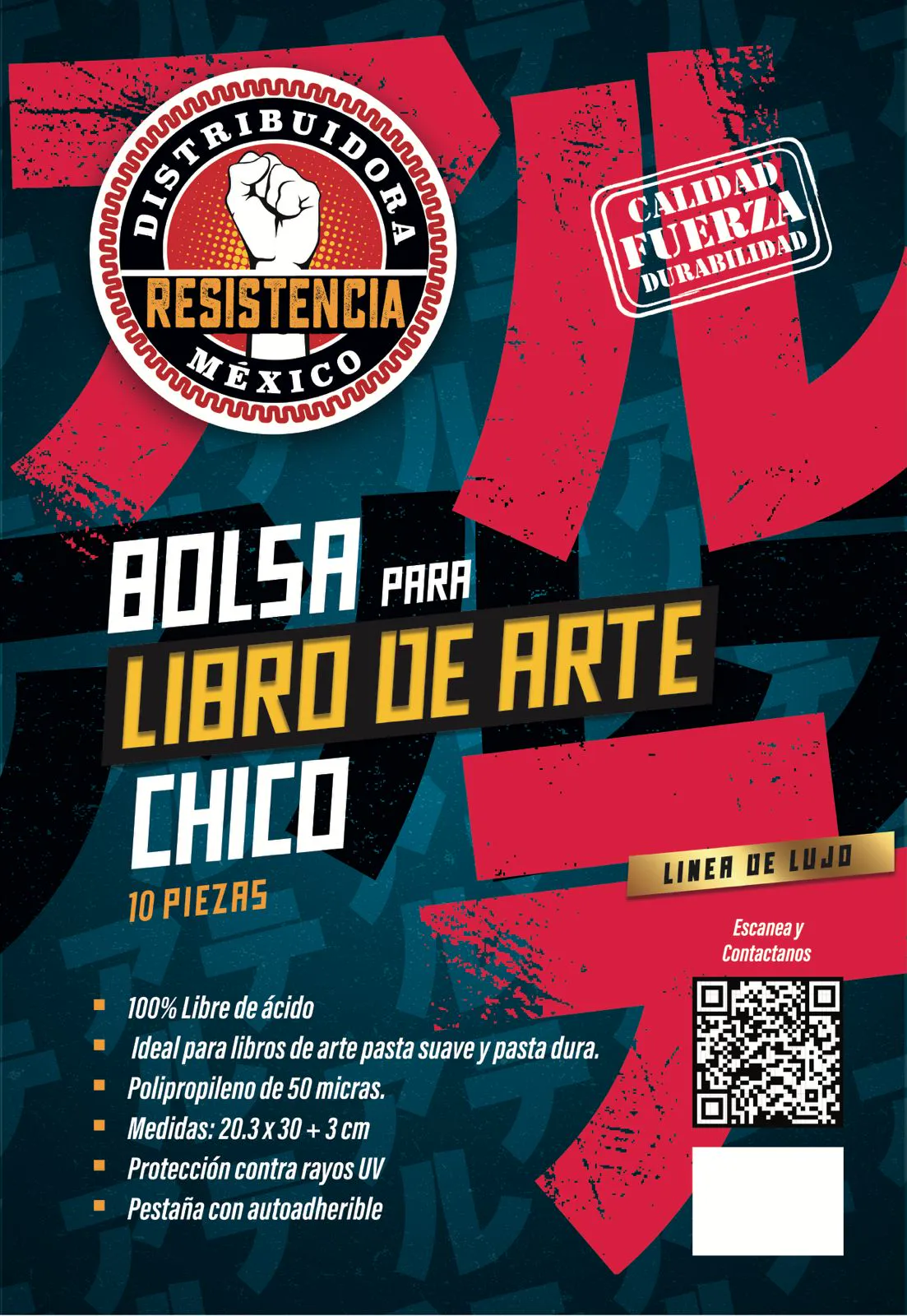 Bolsa Libro de Arte Chico 10 piezas