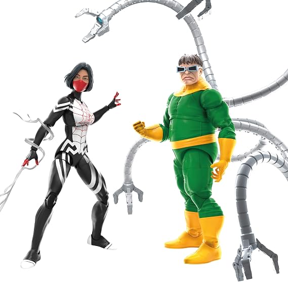 Figura Marvel X-Men Series Silk y Doctor Pulpo