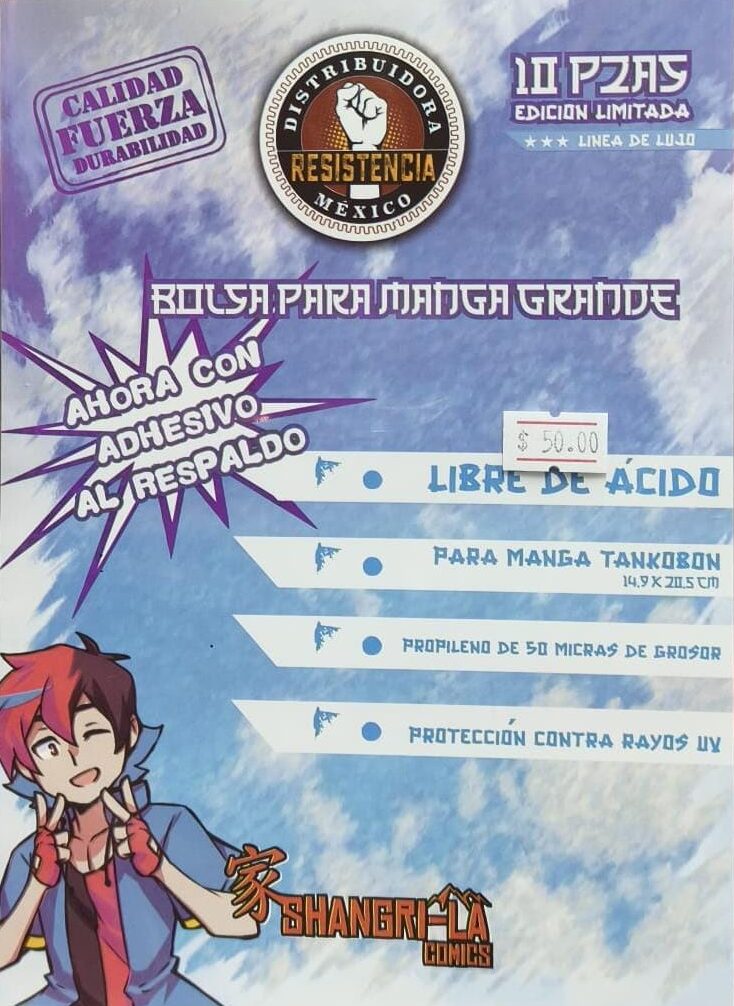 Bolsa Resistencia para Manga Grande (10 pzas) Shangri-La