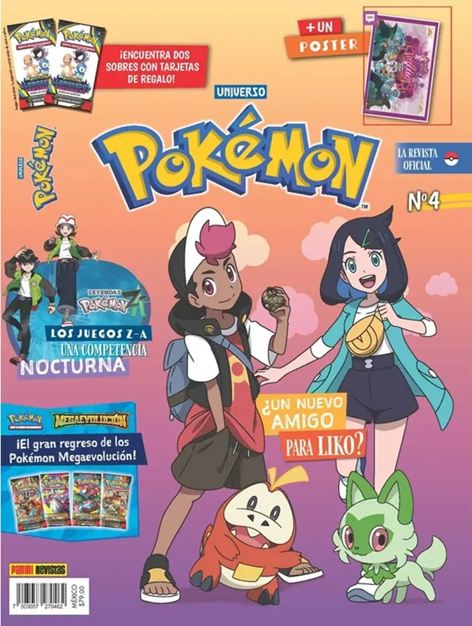 Revista Pokemon 2025 + Cards 04