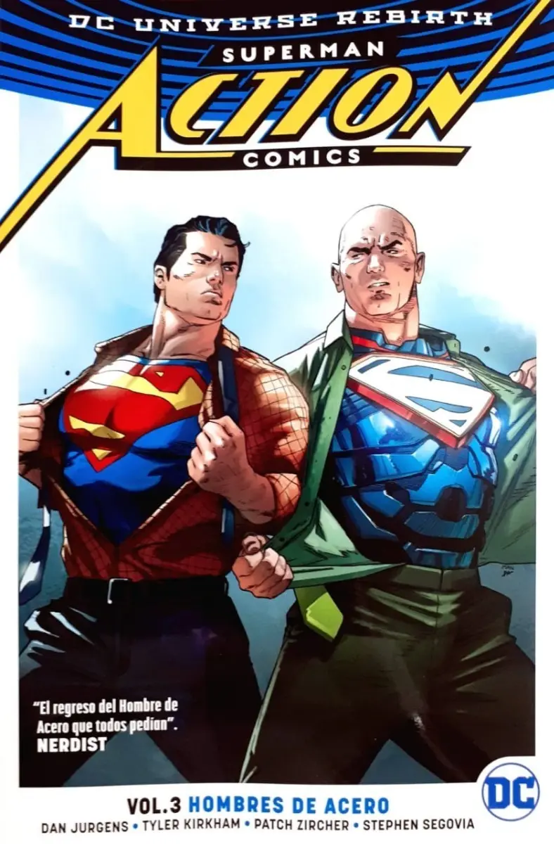 DC Universe Rebirth - Superman Action Comics Vol. 3 Hombres de Acero